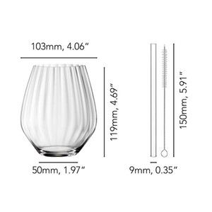 ابعاد لیوان Gin Tonic