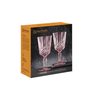 جعبه لیوان ناخمن مدل Noblesse Cocktail رنگ صورتی