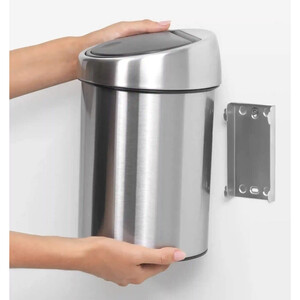 سطل زباله 3 لیتر قابل نصب بر روی دیوار مدل Brabantia Touch Bin