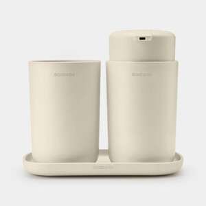 پمپ مایع و مسواک برابانتیا مدل BRABANTIA Bathroom رنگ بژ