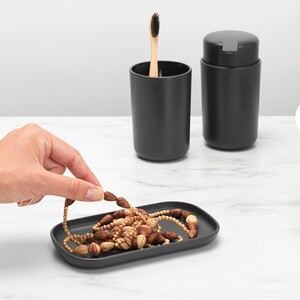 جا مایع و مسواک و صابون رنگ مشکی BRABANTIA Bathroom