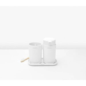 جا مایع و مسواک لوکس BRABANTIA Bathroom رنگ سفید