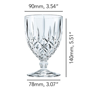 ابعاد گیلاس Noblesse tall ناخمن