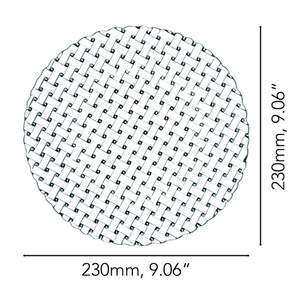 ابعاد بشقاب Bossa Nova 23 CM ناخمن