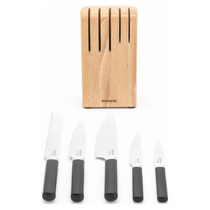 سرویس چاقو 6 پارچه Brabantia Wood plus