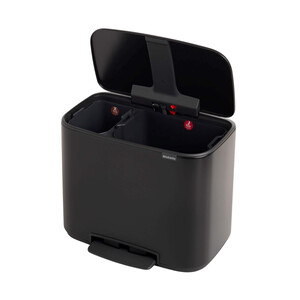 سطل زباله 11 و 23 لیتر رنگ مشکی مدل BRABANTIA Pedal Bin