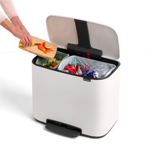 سطل زباله دو قلو تر و خشک BRABANTIA Pedal Bin