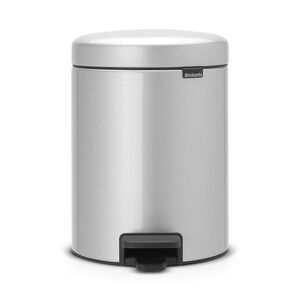 سطل زباله خاکستری متالیک 5 لیتر BRABANTIA Pedal Bin