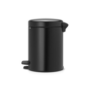 سطل زباله مشکی 5 لیتر مدل BRABANTIA Pedal Bin