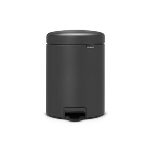 سطل زباله مشکی مات 5 لیتر مدل BRABANTIA Pedal Bin