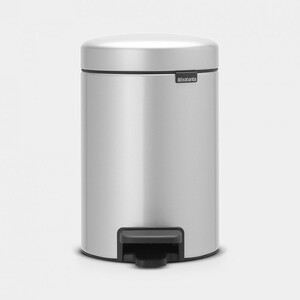 سطل زباله خاکستری متالیک 3 لیتر BRABANTIA Pedal Bin