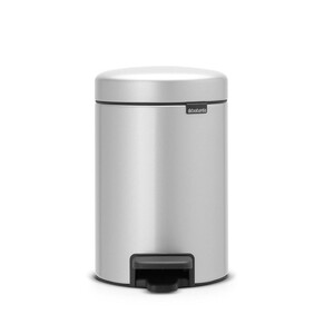 سطل زباله 3 لیتر خاکستر متالیک BRABANTIA Pedal Bin