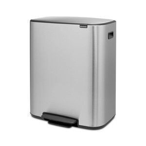 سطل زباله دو قلو 30 در 30 استیل BRABANTIA Pedal Bin