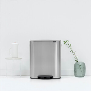 سطل دو قلو استیل لاکچری BRABANTIA Pedal Bin