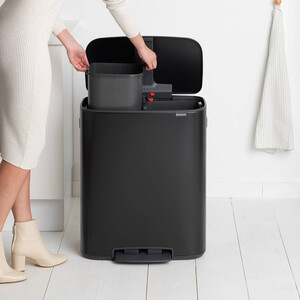 مخزن سطل مشکی BRABANTIA Pedal Bin