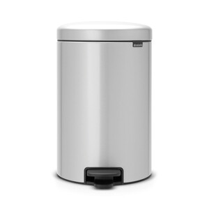 سطل زباله خاکستری متالیک 20 لیتر BRABANTIA Pedal Bin