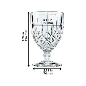ابعاد گیلاس ناخمن مدل Noblesse Goblet