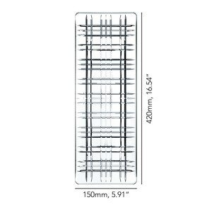 ابعاد رولت خوری ناخمن مدل Square 42 CM