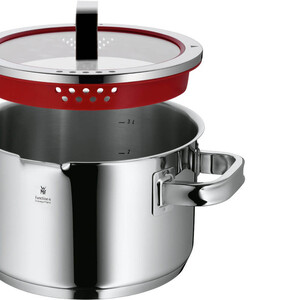 درب استیل و سیلیکون قابلمه Function 4 Red