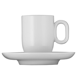 فنجان و نعلبکی سفید چینی WMF Barista Espresso