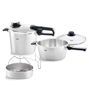 زودپز دوقلو فیسلر مدل FISSLER Vitavit Premium گنجایش 6 و 3.5 لیتر