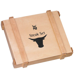جعبه چوبی کارد و چنگال استیک خوری WMF Ranch steak knife