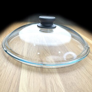درب قابلمه و تابه شیشه ای سایز 20 اس کا کا مدل SKK Glass سایز 20