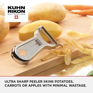 پوست کن سبزیجات کن ریکن مدل Kuhn Rikon Swiss Metallic Peeler