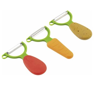 ست پوست کن کن ریکن مدل Kuhn Veggie Peeler بسته 3 عددی