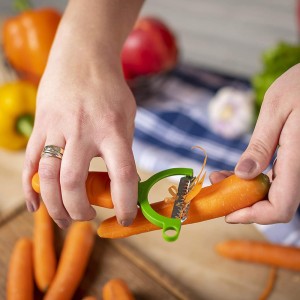 پوست کن مخصوص هویج کن ریکن مدل Kuhn Veggie Peeler بسته 3 عددی