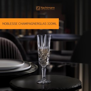 لیوان لوکس ناخمن مدل Nachtmann Noblesse Flute بسته 4 عددی