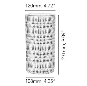 ابعاد گلدان ناخمن مدل Nachtmann Ethno 23 CM
