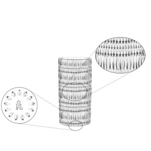 طرح گلدان ناخمن مدل Nachtmann Ethno 23 CM