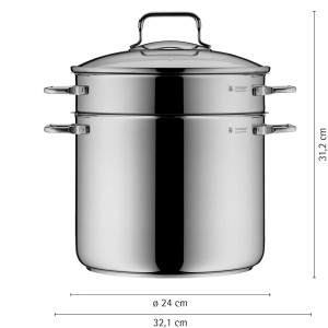 قابلمه پاستا دبلیو ام اف مدل WMF Pasta MINI سایز 18