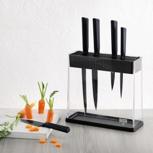 سرویس چاقو 6 پارچه کن ریکن مدل Kuhn Rikon Colori Black