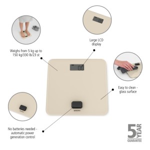 ترازو بدن برابانتیا مدل BRABANTIA ReNew Battery Free