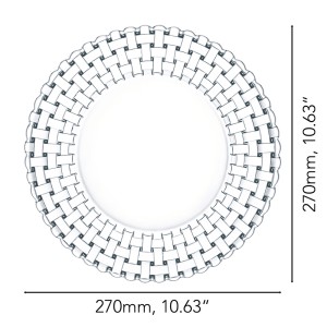 بشقاب ناخمن مدل Nachtmann BOSSA NOVA 27 CM بسته 2 عددی