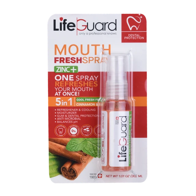 خوشبوکننده دهان با طعم دارچین و نعناع لایف گارد - اصل