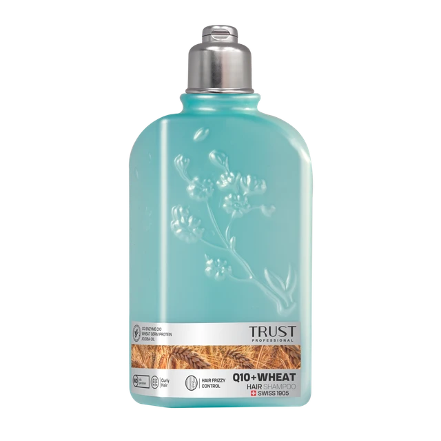 شامپو سر جوانه گندم و Q10 تراست - اصل