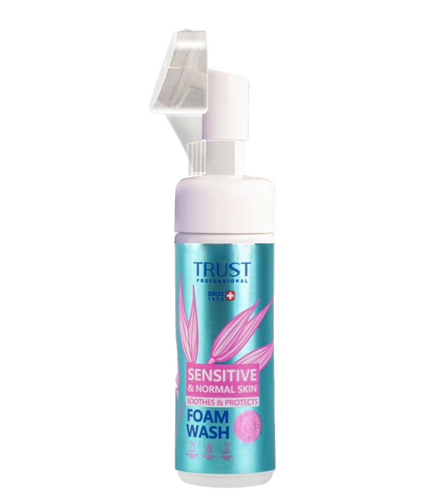 فوم شستشوی صورت مناسب پوست حساس و نرمال تراست - اصل