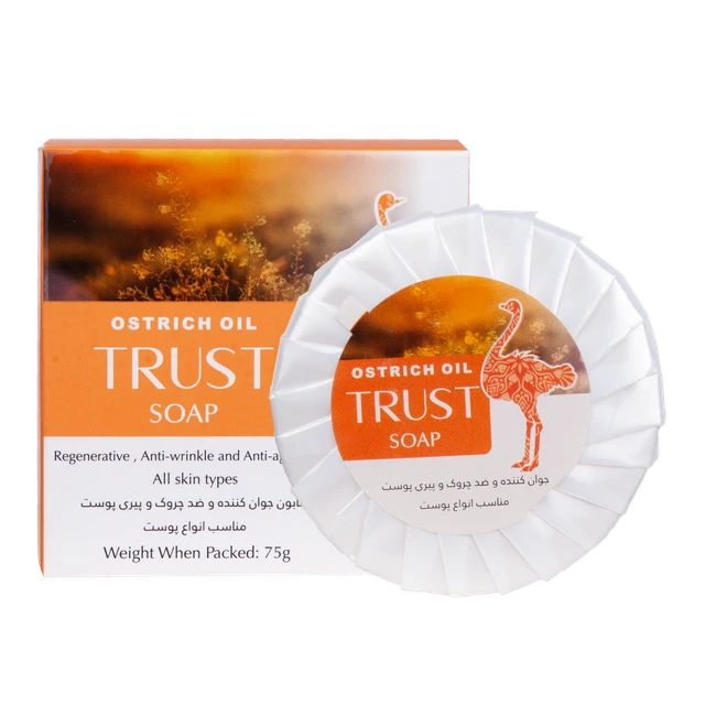 صابون عصاره شترمرغ تراست - اصل