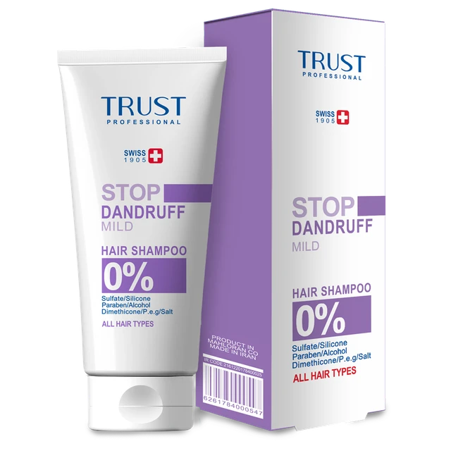 شامپو تخصصی ضد شوره ملایم (خشک و نرمال) تراست - اصل