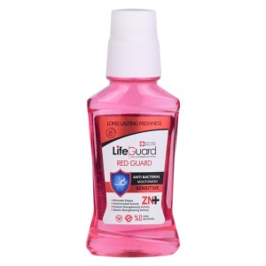 دهانشویه بزرگسال حساس (Red Guard) برند لایف گارد - اصل