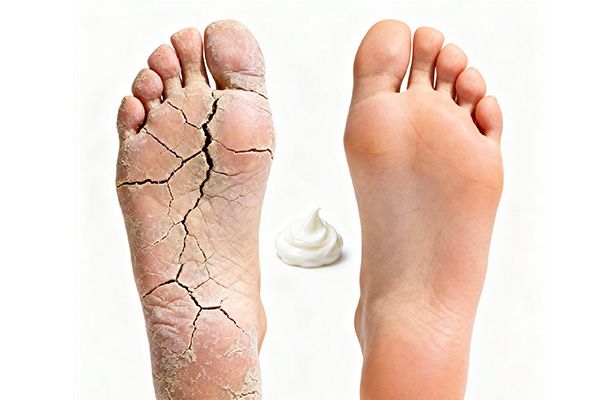 چرا پاها ترک خورده می شوند