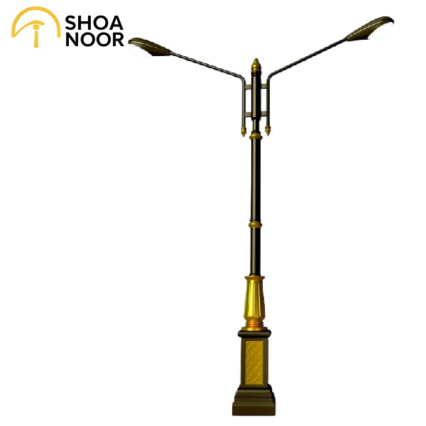 پایه چراغ خیابانی دکوراتیو  مدل آوین