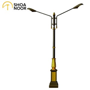 پایه چراغ خیابانی دکوراتیو  مدل آوین