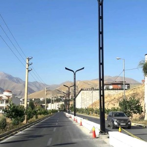 پایه چراغ خیابانی دکوراتیو  مدل کارن