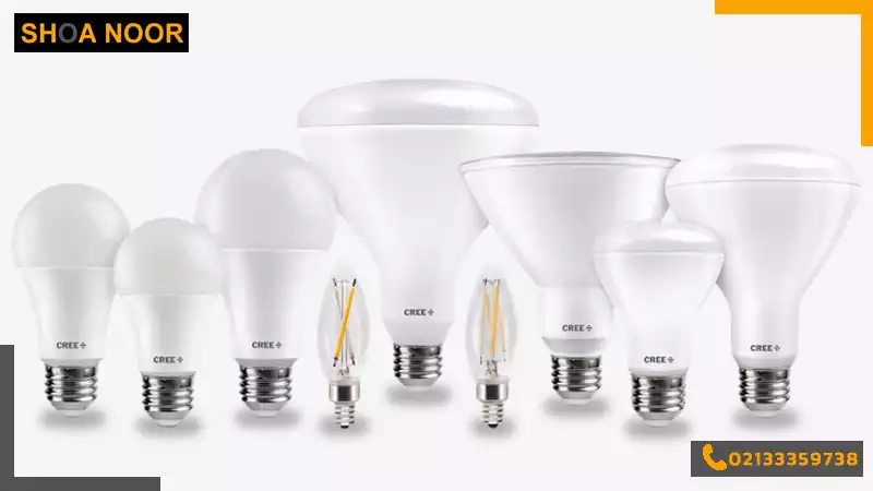 مدل های مختلف از لامپ ال ای دی