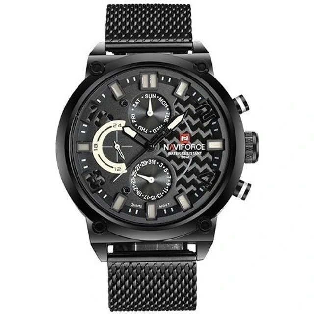 ساعت مچی مردانه نیوی فورس Naviforce NF 9068 S/B/W/B