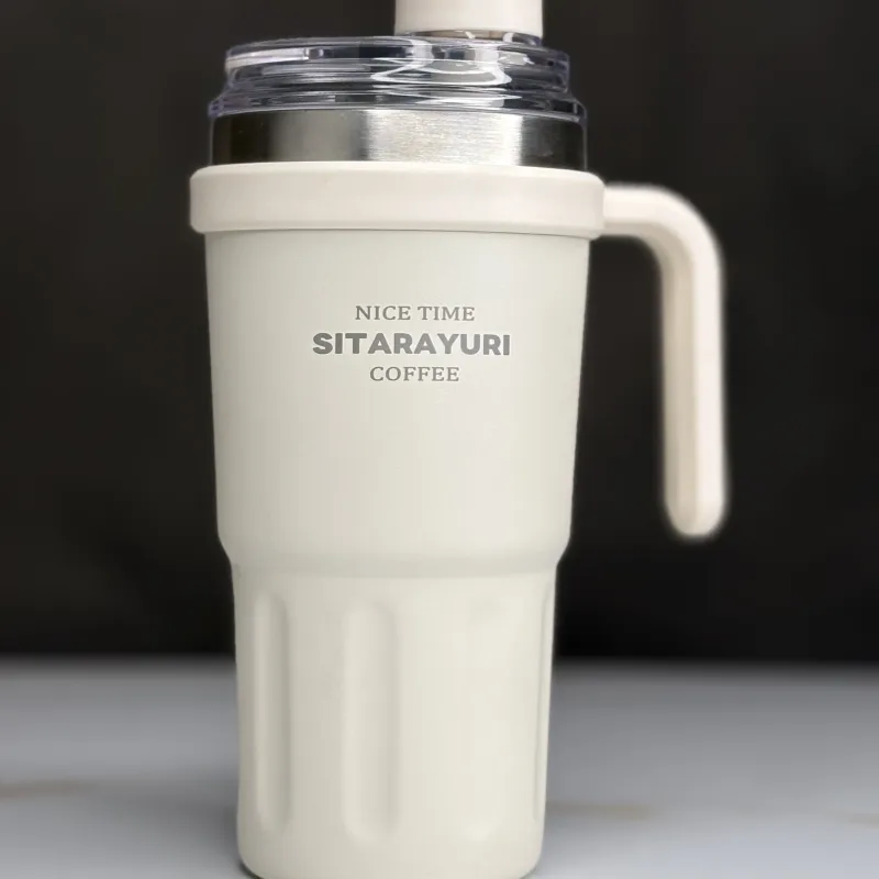تراول ماگ دسته‌دار SITARAYURI استیل دوجداره